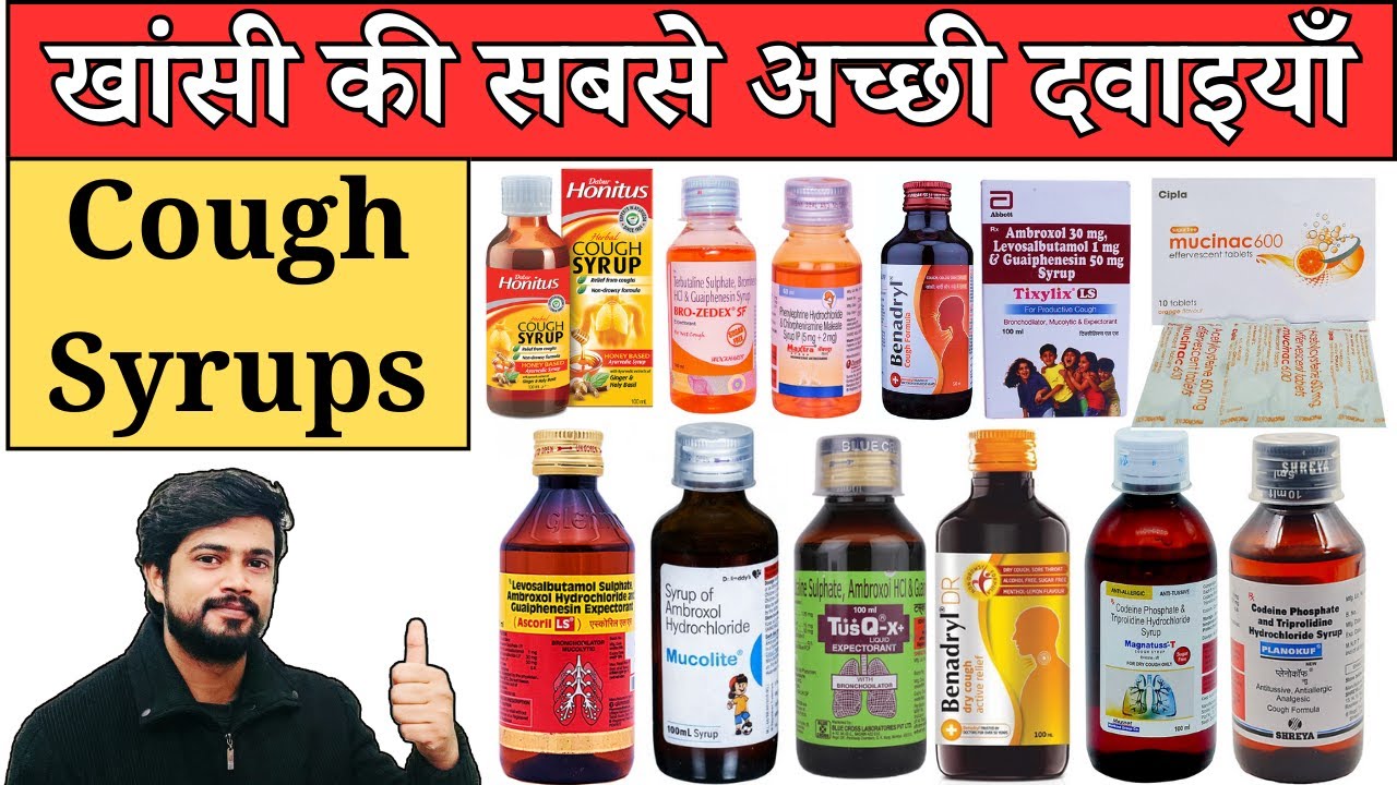Cough Syrups for Dry Cough & Wet Cough | Kids | Medicine | Treatment | Medicine Knowledge | Pharmacy