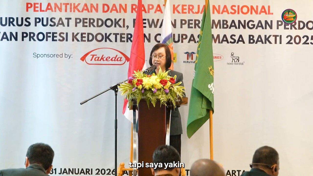 Pelantikan PP PERDOKI, Dewan Pertimbangan PERDOKI dan Dewan Profesi Kedokteran Okupasi 2025-2028,