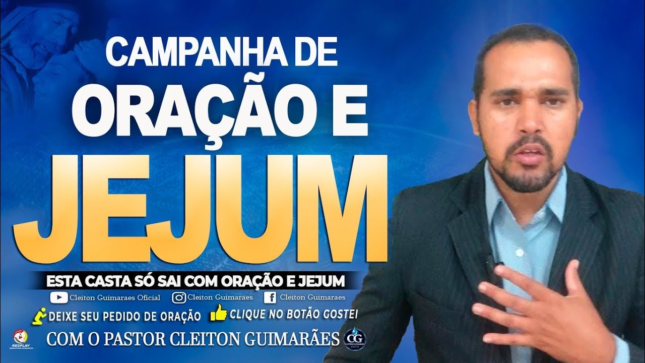((🔴)) 10º ORAÇÃO E JEJUM | ESTA CASTA SÓ SAI COM ORAÇÃO|GUERRA ESPIRITUAL FORTE 🔥 COM O PR. CLEITON.