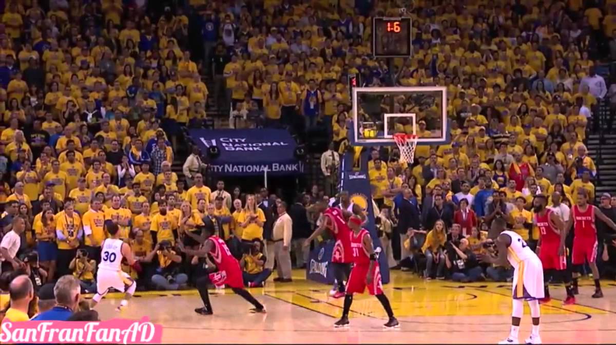 Stephen Curry vs James Harden Duel in 2015 WCF G1 - 62 Pts, 14 Dimes Combined!