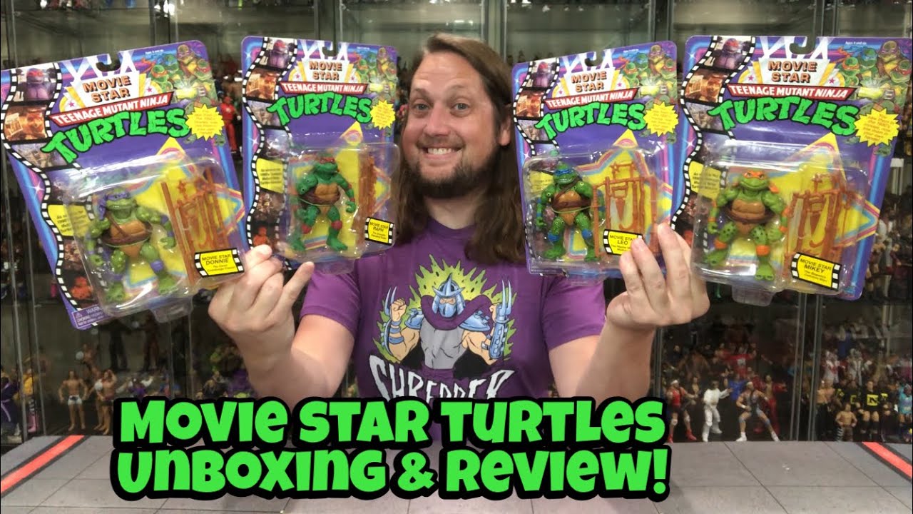 Movie Star Teenage Mutant Ninja Turtles Unboxing & Review!
