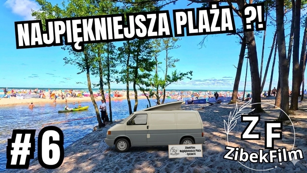 MINICAMPER VW T4 w Dębkach | Najładniejsza plaża w Polsce? Ujście Piaśnicy