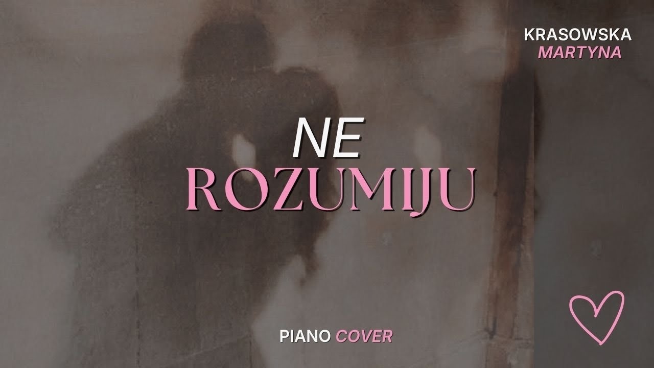 NE ROZUMIJU - VIXEN (acoustic cover) || cover by MARTYNA KRASOWSKA