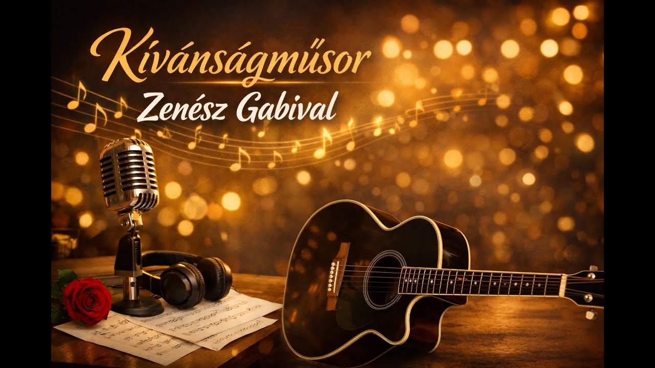 ÉLŐ KÍVÁNSÁGMŰSOR ZENÉSZ GABIVAL
 02.23.