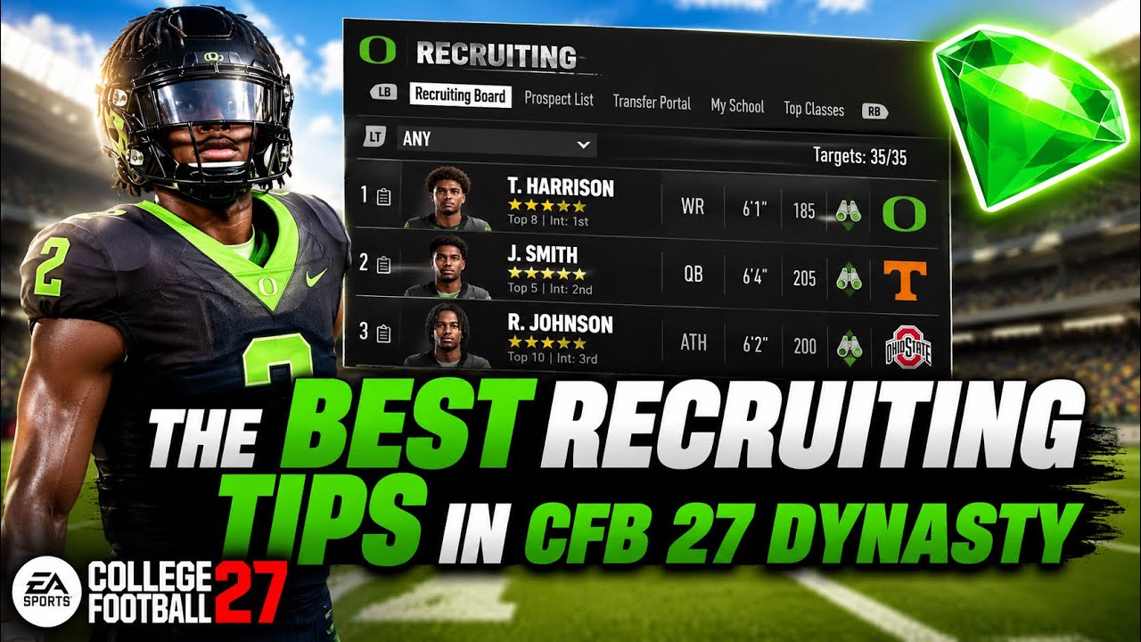 ЛУЧШИЕ советы по рекрутингу в режиме Dynasty в CFB 27