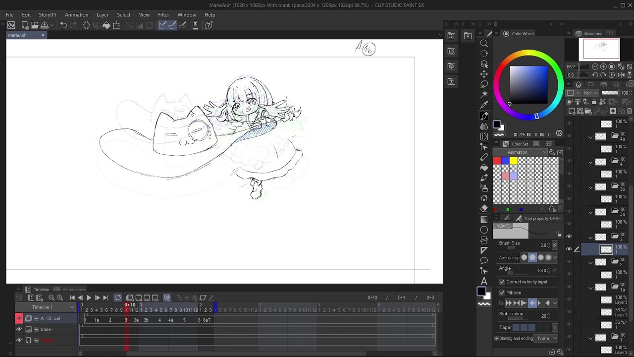 Learning To Animate in Clip Studio