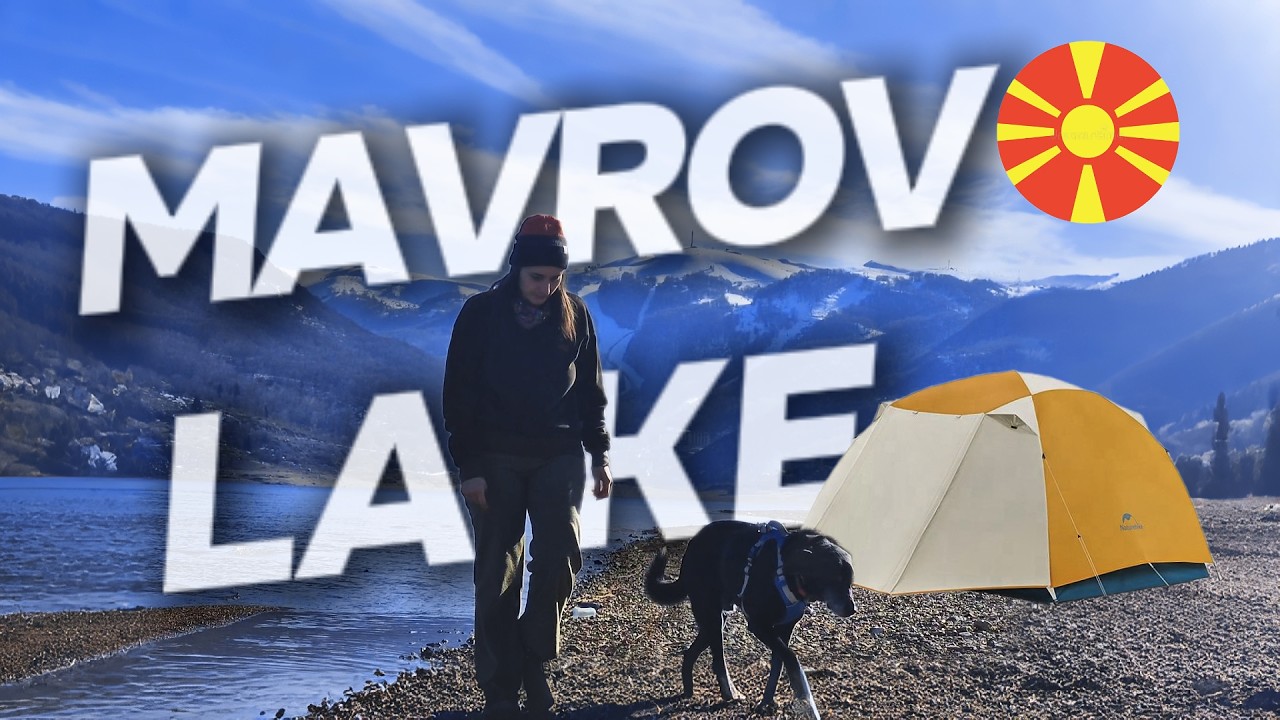 K&ouml;peğimizle Mavrovo G&ouml;l&uuml;nde Kamp | Camping at Mavrovo Lake with Our Dog, North Macedonia