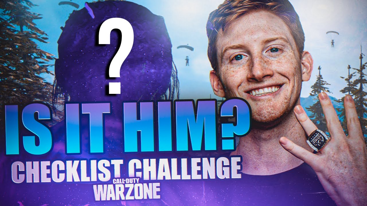 CHECKLIST CHALLENGE - BONEYARD (RAN INTO DR DISRESPECT!!!)