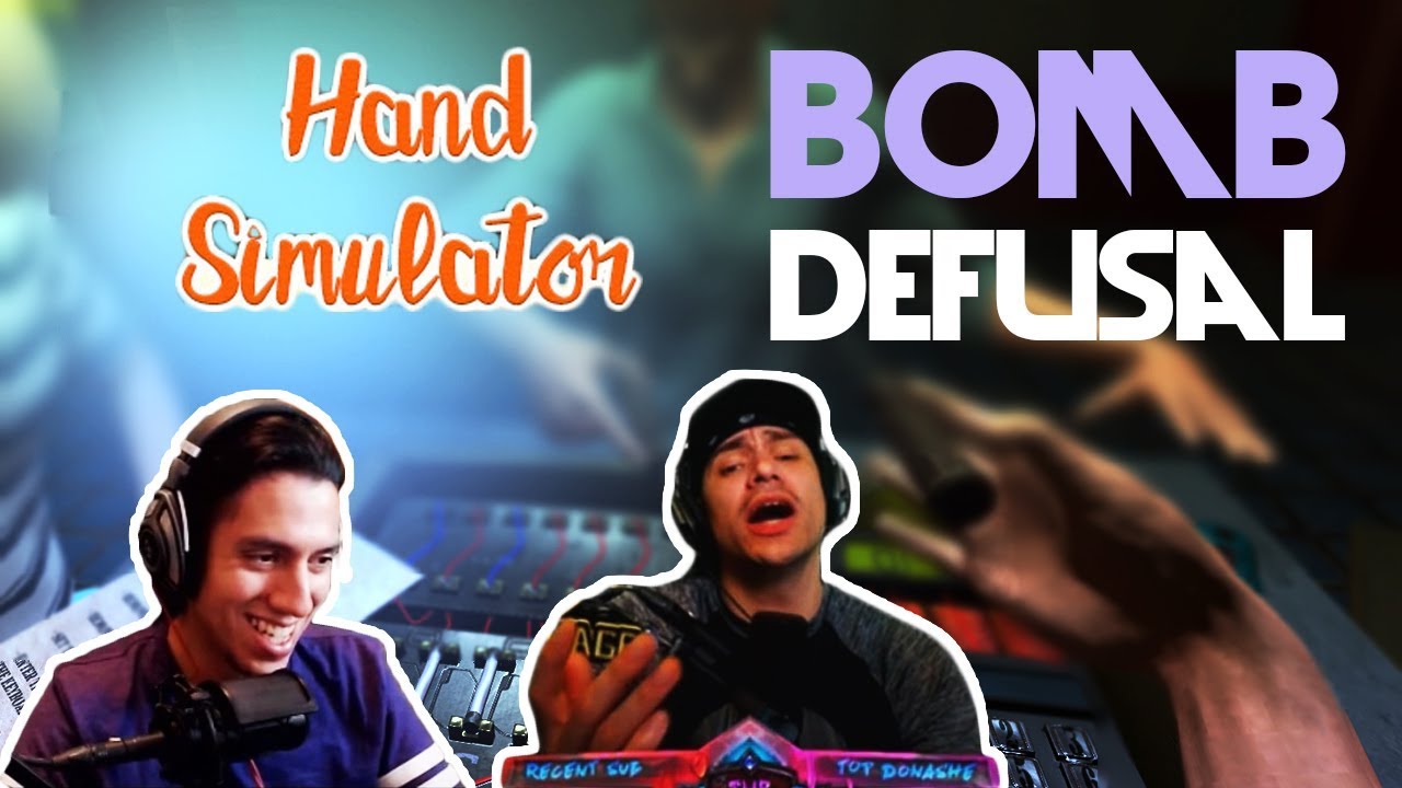 CDNthe3rd and Grimmmz 🤣Hand Simulator🤣 Defusal💣