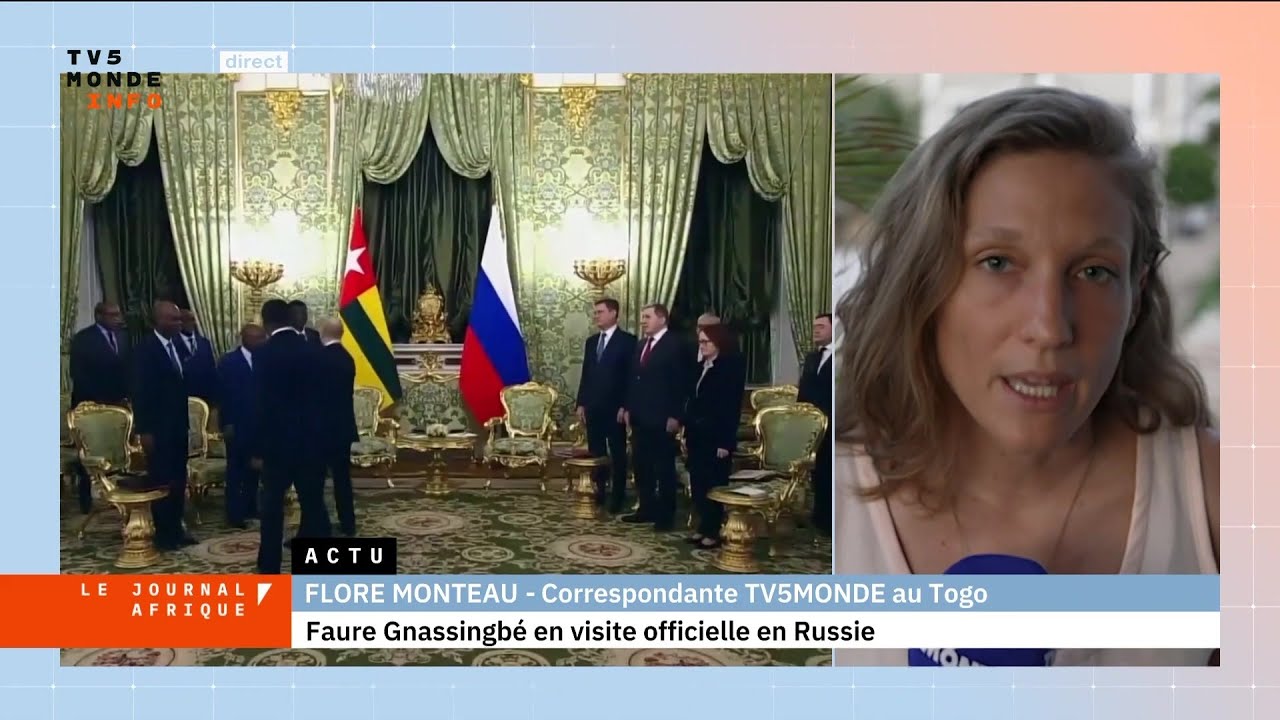 Togo :  Faure Gnassingb&eacute; rencontre Vladimir Poutine