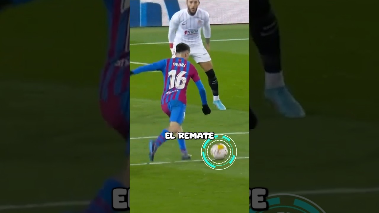 ATENCI&Oacute;N a este GOLAZO de Pedri #futbol #barcelona #pedri