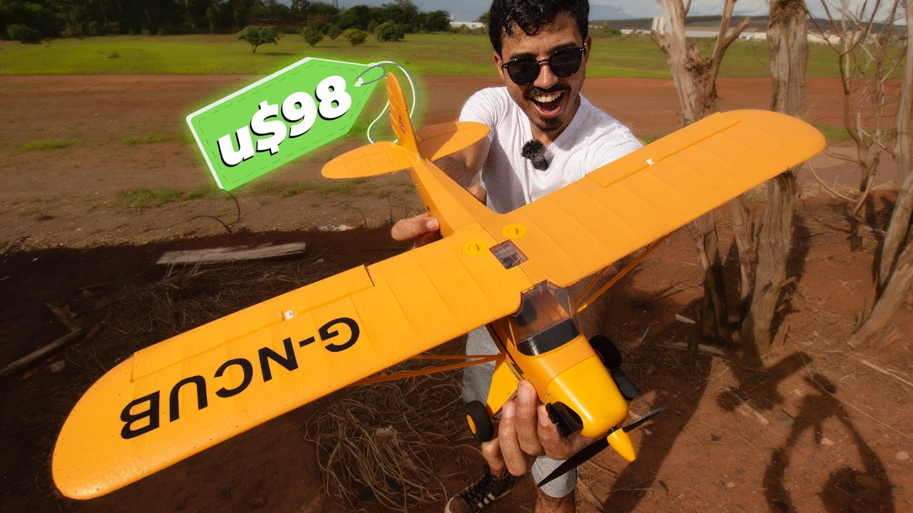 FINALMENTE! Unboxing e Teste do Avião de Controle Remoto Wltoys A160-J3 Skylark