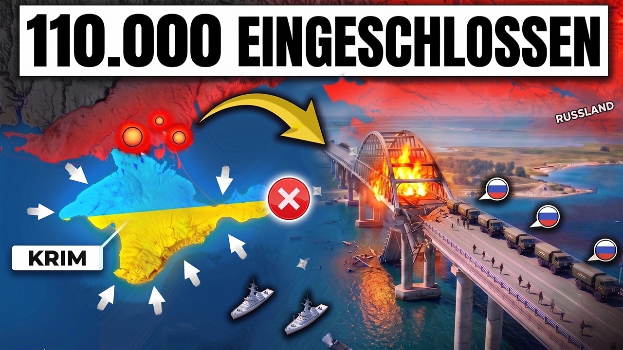 Ukraine VERNICHTET 6 Br&uuml;cken in 48h! 110.000 Russen in 7km-Falle!