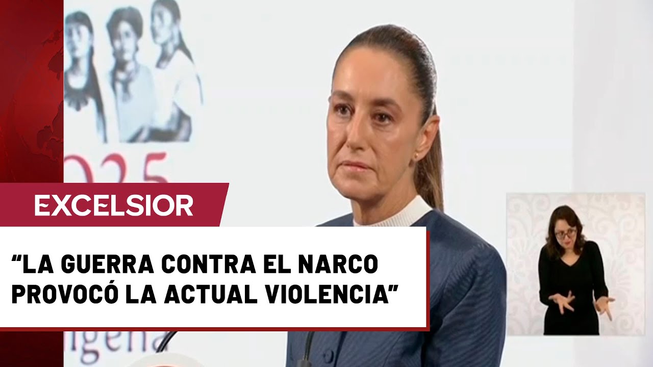 La guerra contra el narco no funcion&oacute; en sexenios pasados, asegura Sheinbaum