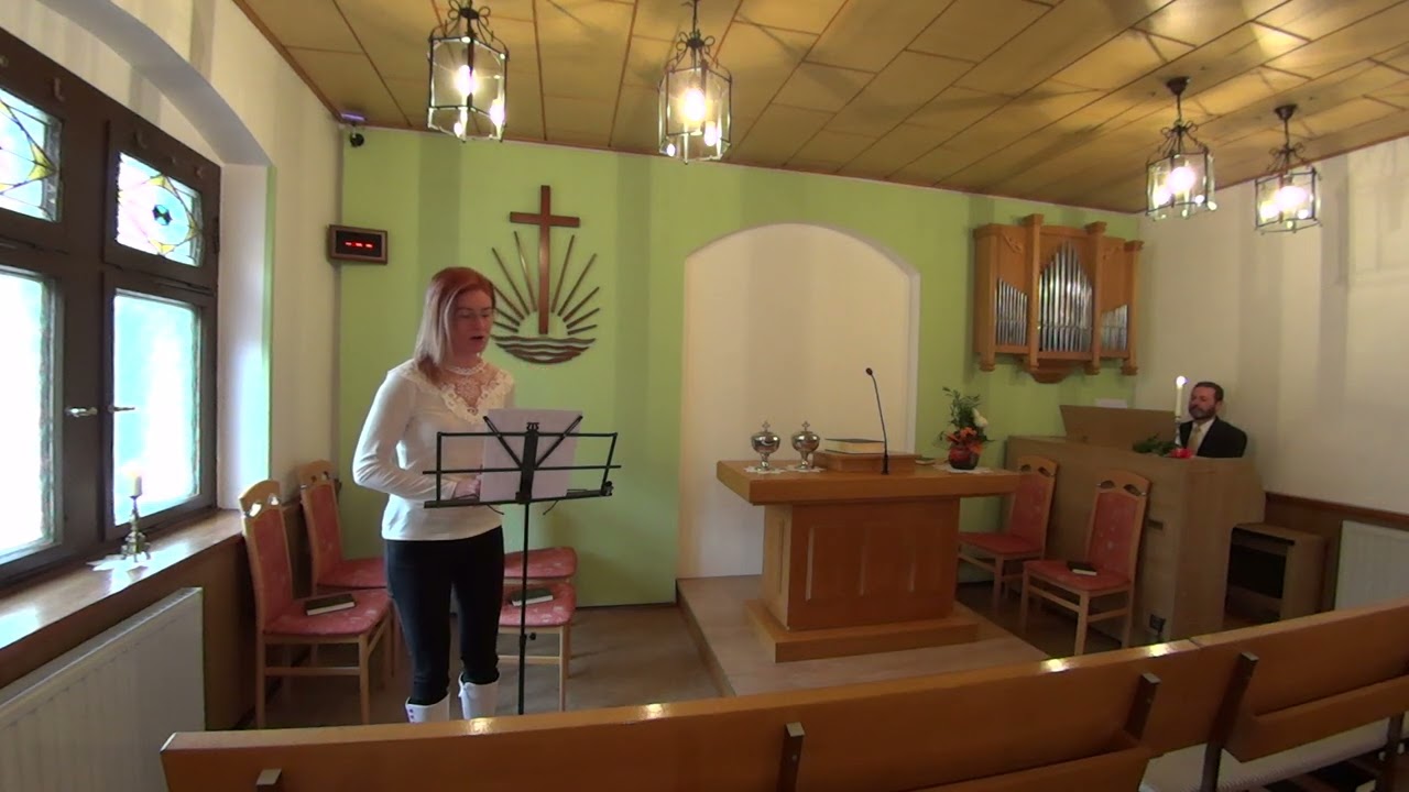 “Das Leben gleicht dem Sommertag“ als Sopransolo  Neuapostolische Kapelle Kurort Kipsdorf Erzgebirge