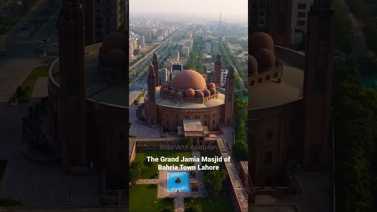 The Grand Jamia Masjid of Bahria Town Lahore | Modern Lahore | Mosque 🕌 | Pakistan | Drone View