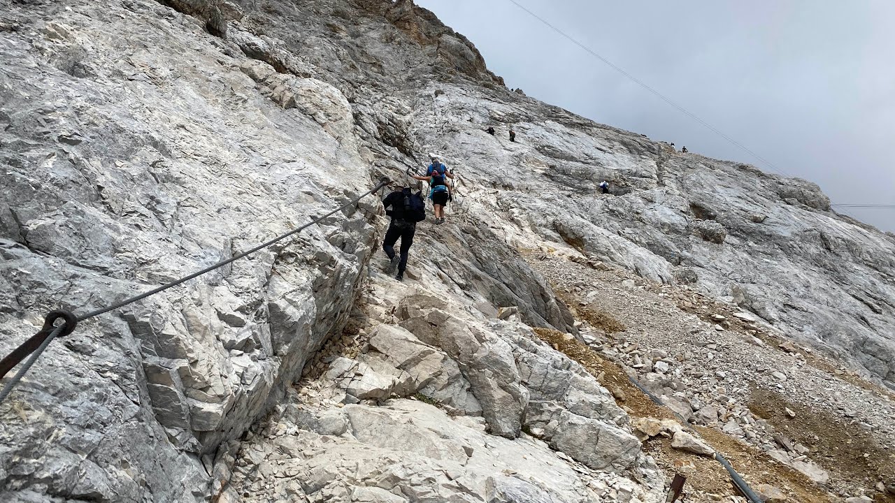 Wanderung auf die Zugspitze- Über Partnachklamm, Reintal @Bayern @Zugspitze @Partnachklamm