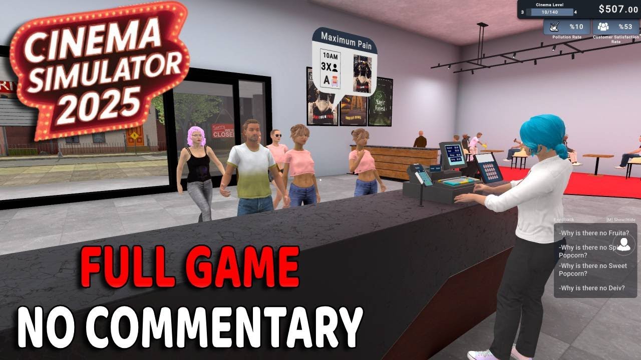 Cinema Simulator 2025 | Full Game no commentary long gameplay