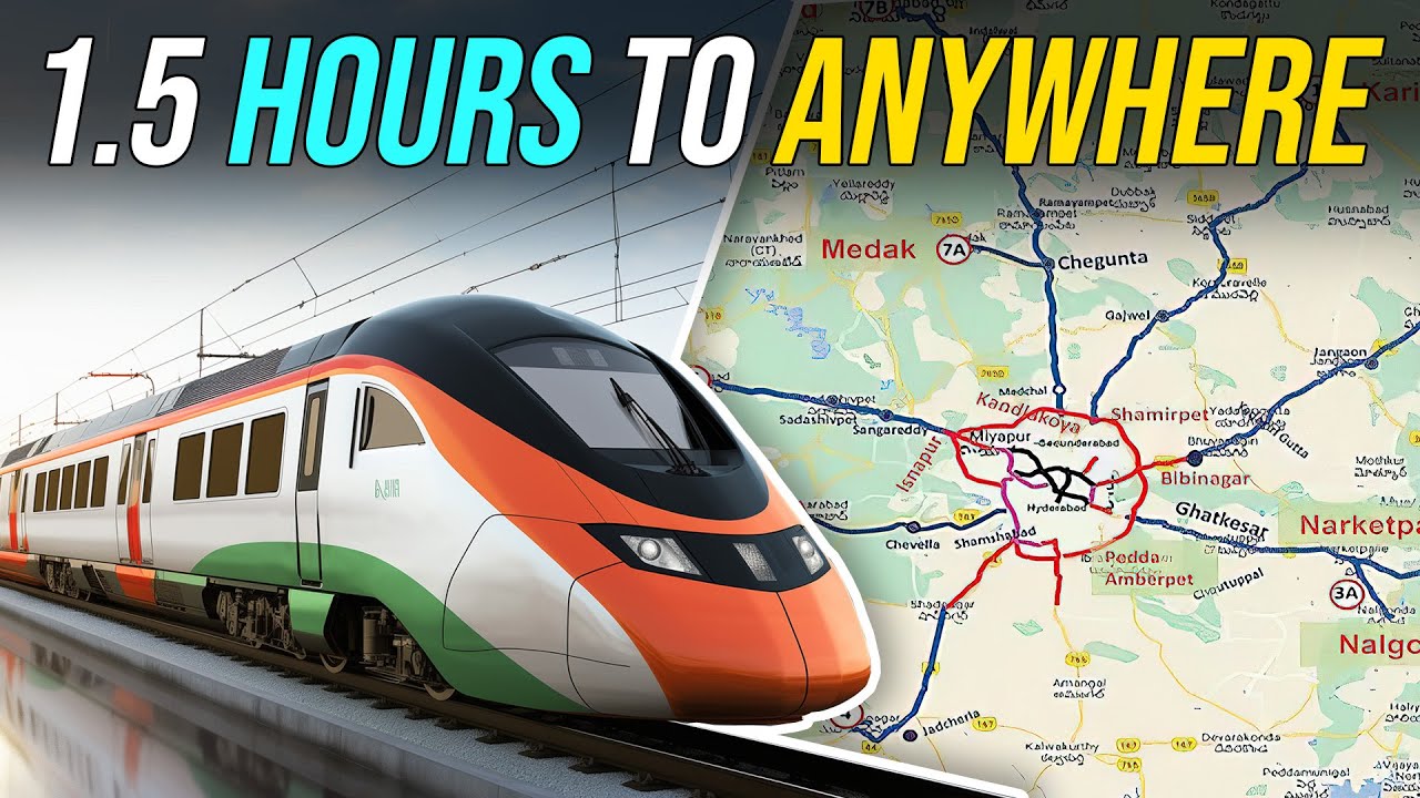 Hyderabad Has DARED to Build INDIA'S Second RRTS Rail Network !
