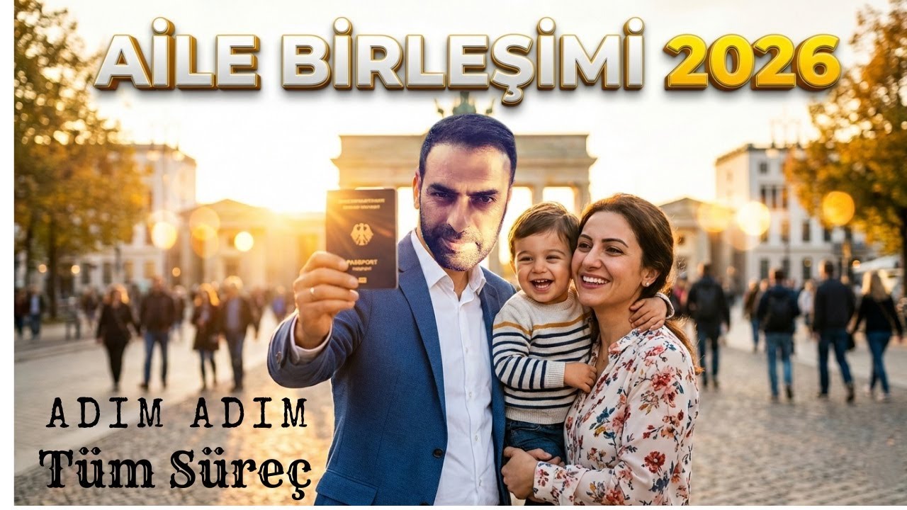 2026 Almanya Aile Birleşimi Vizesi Başvurusu: Adım Adım Tüm Süreç. 1 Saat  ve Tüm Detaylar.
