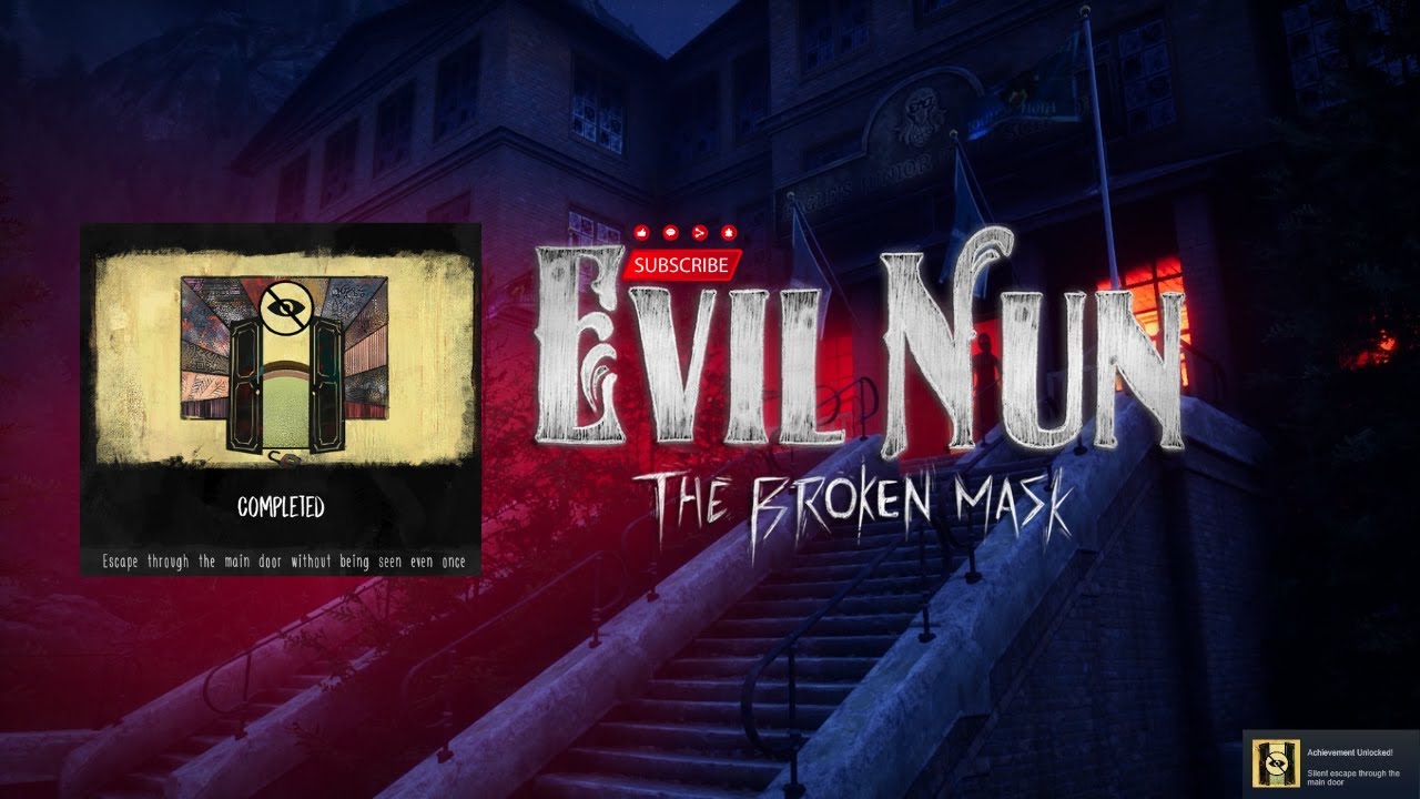 Evil nun - escape to the main door without being seen gameplay #evilnun #AlexMekaySenpai
