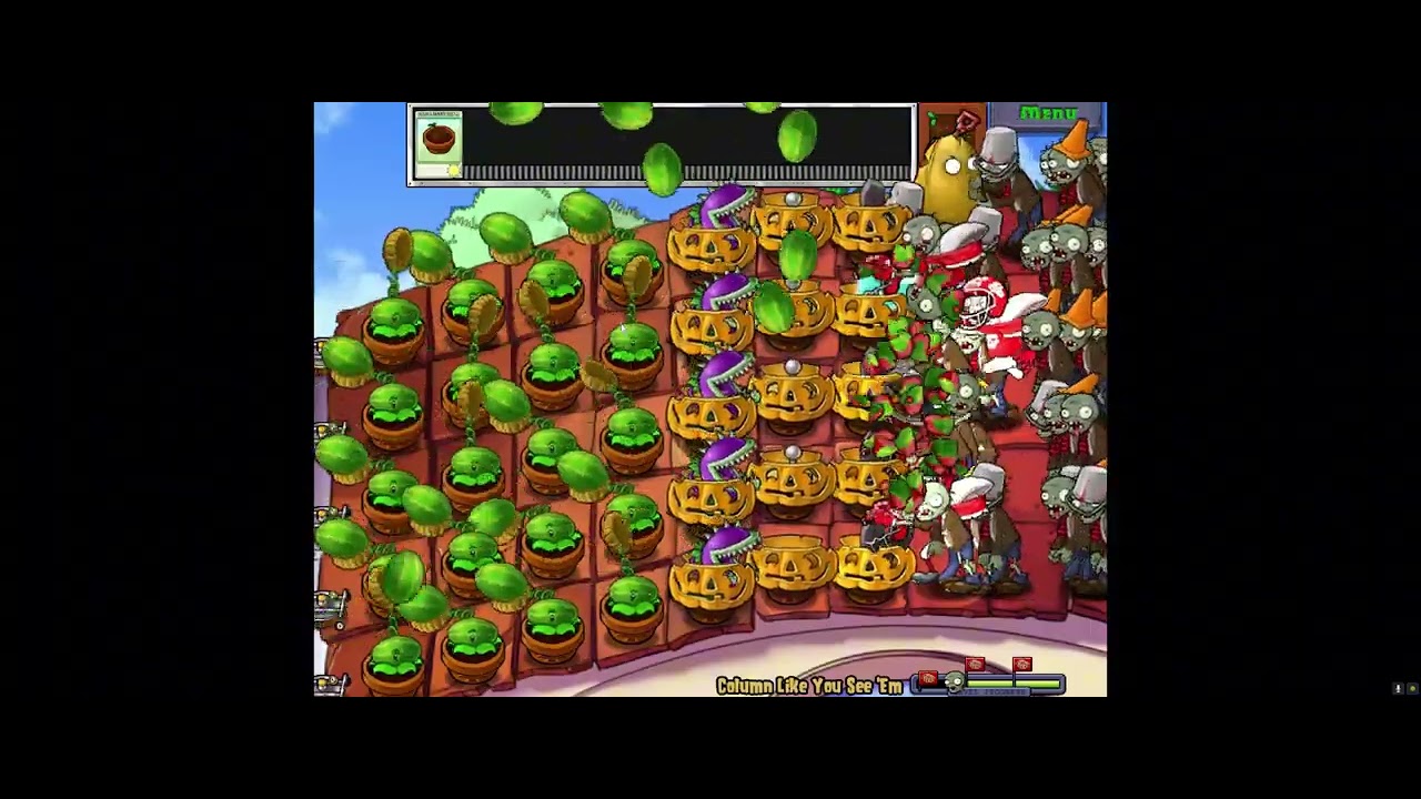 How to beat Column Like You See 'Em In Plants Vs Zombies!
