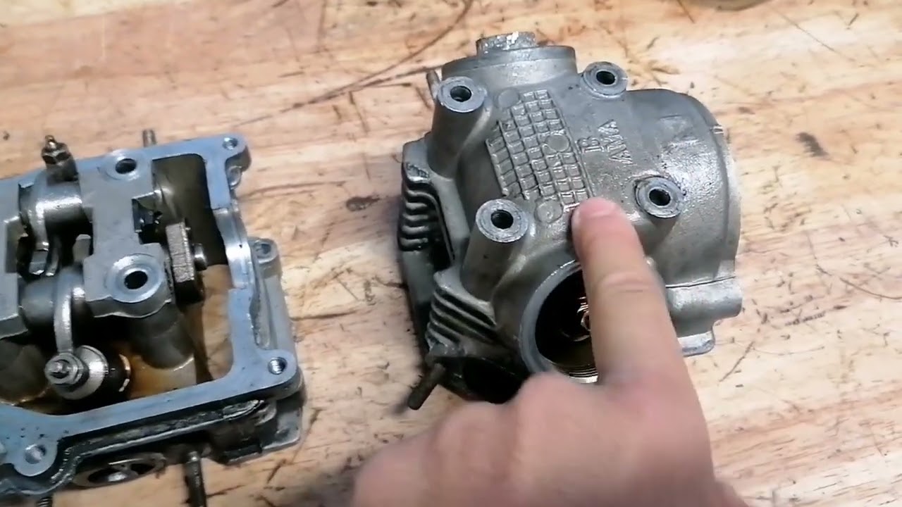 les différentes culasse sur scooters 4temps 50cc