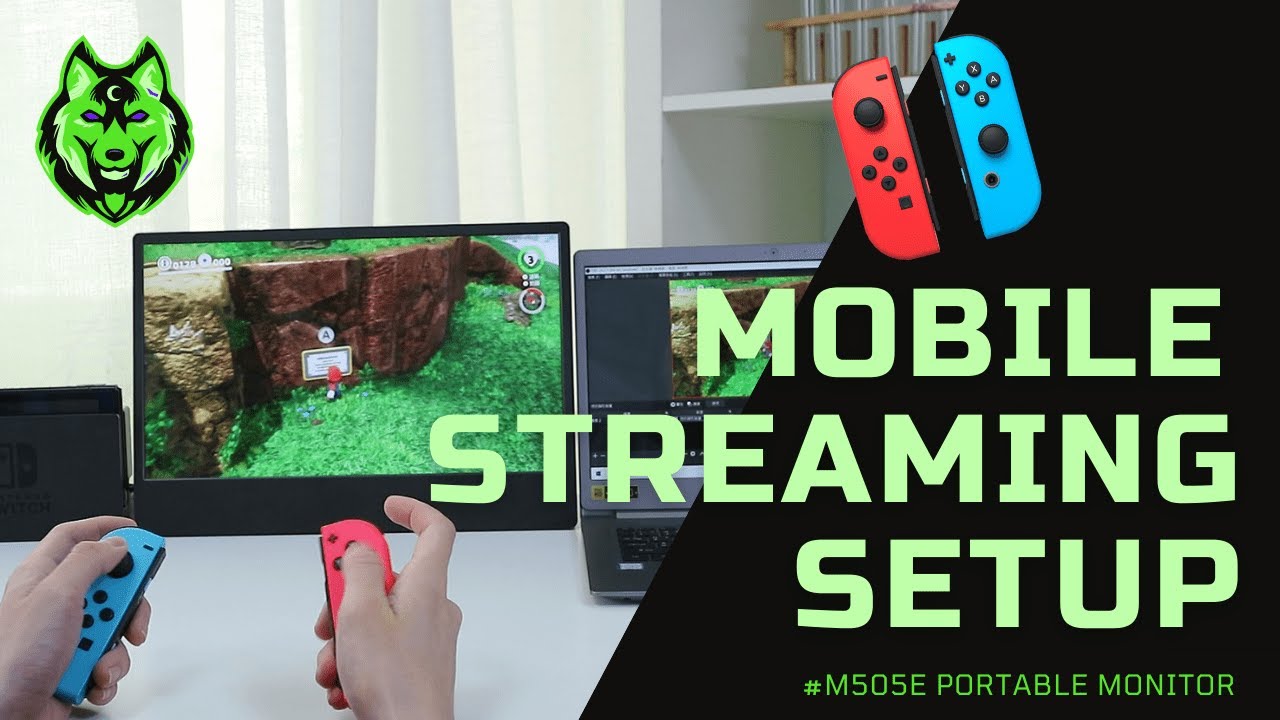 Portable Two Monitors for Live Streaming! M505E Portable HDMI Loop-Through Monitor｜GeChic