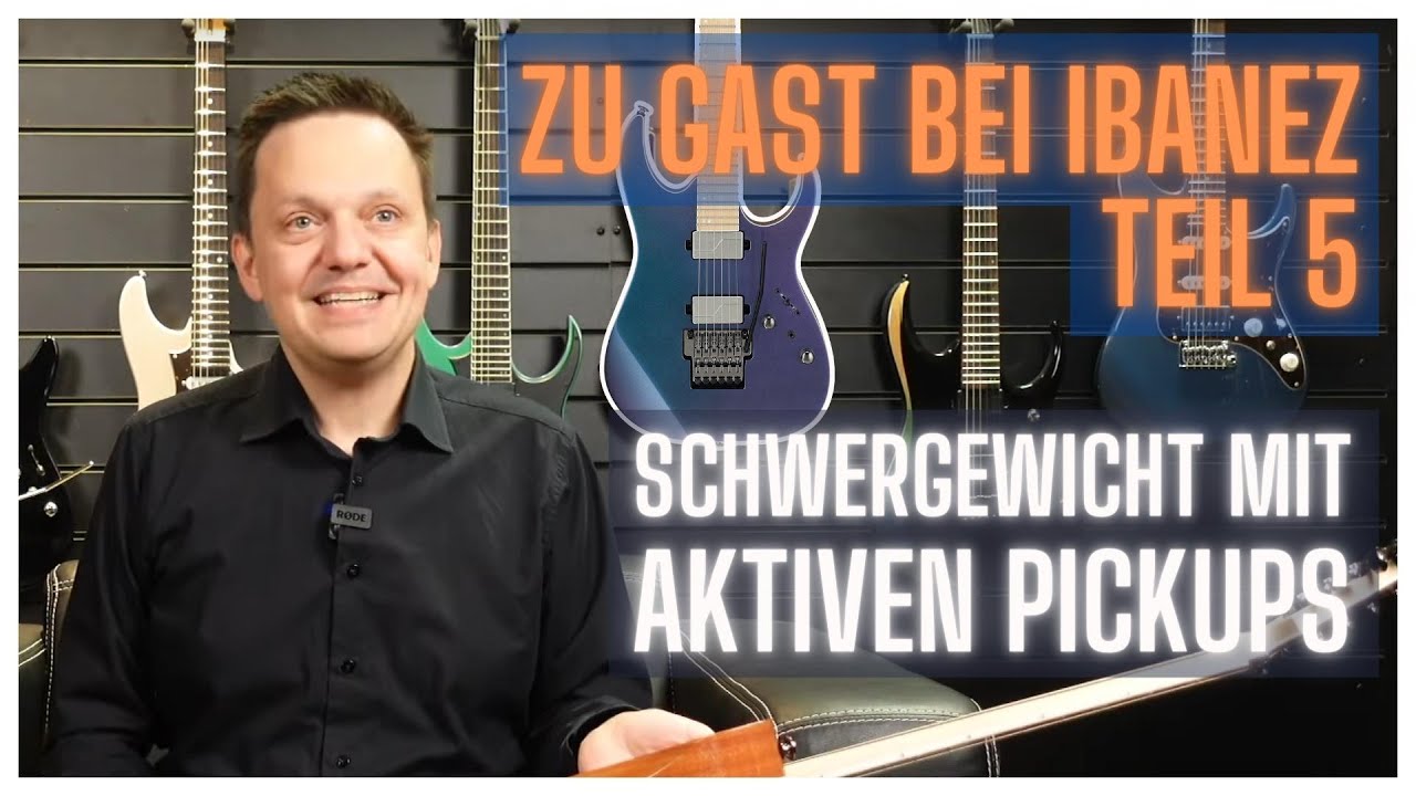 Ibanez RG5120: Prestige mit Fishmann Pickups und Mahagoni-Korpus