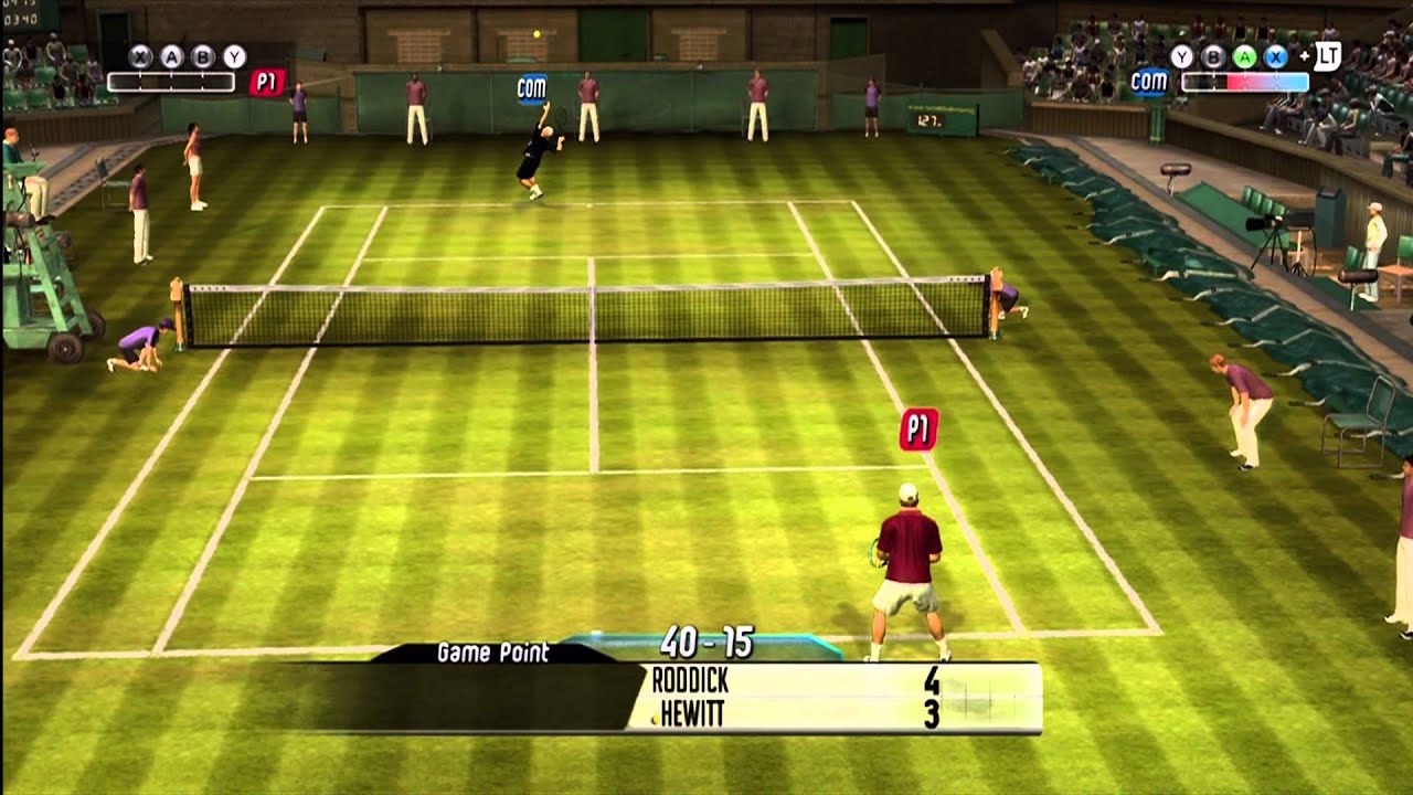 Topspin 2: Roddick vs Hewitt- MUST SEE how to beat Hewitt on Hard mode