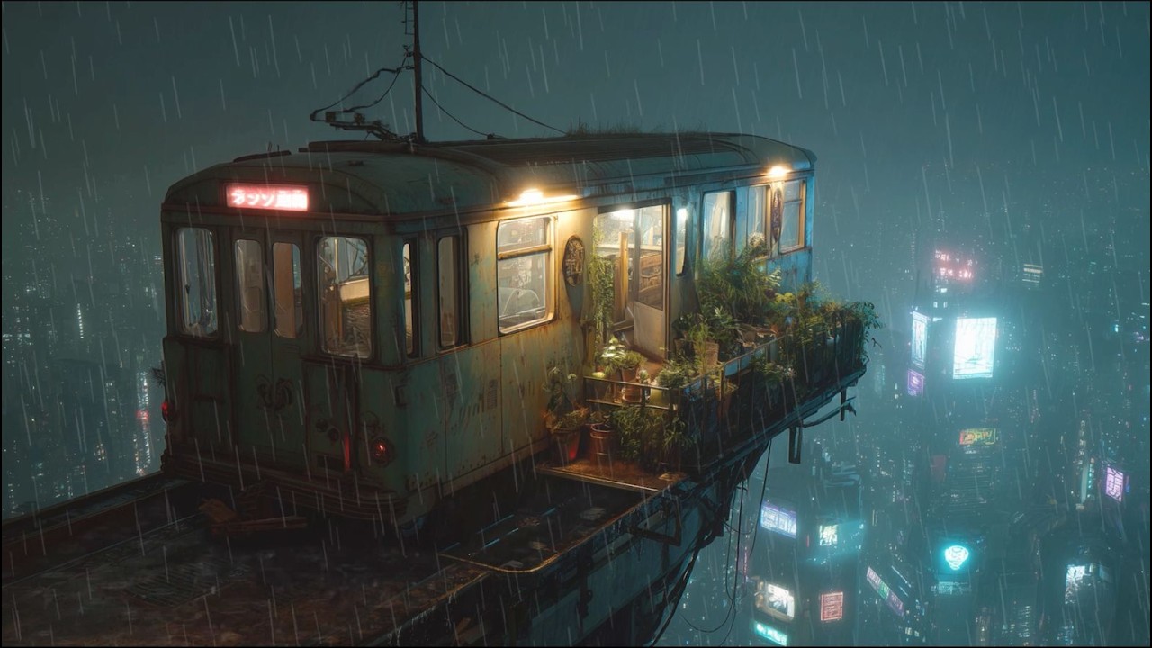 Meet Future Skies | Deep Relaxing Hip Hop Music 🌧️ Electric City Beats To Work & Chill