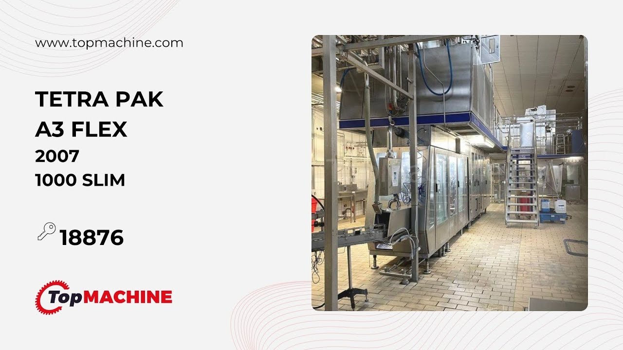 TETRA PAK A3 Flex Aseptic filling line used