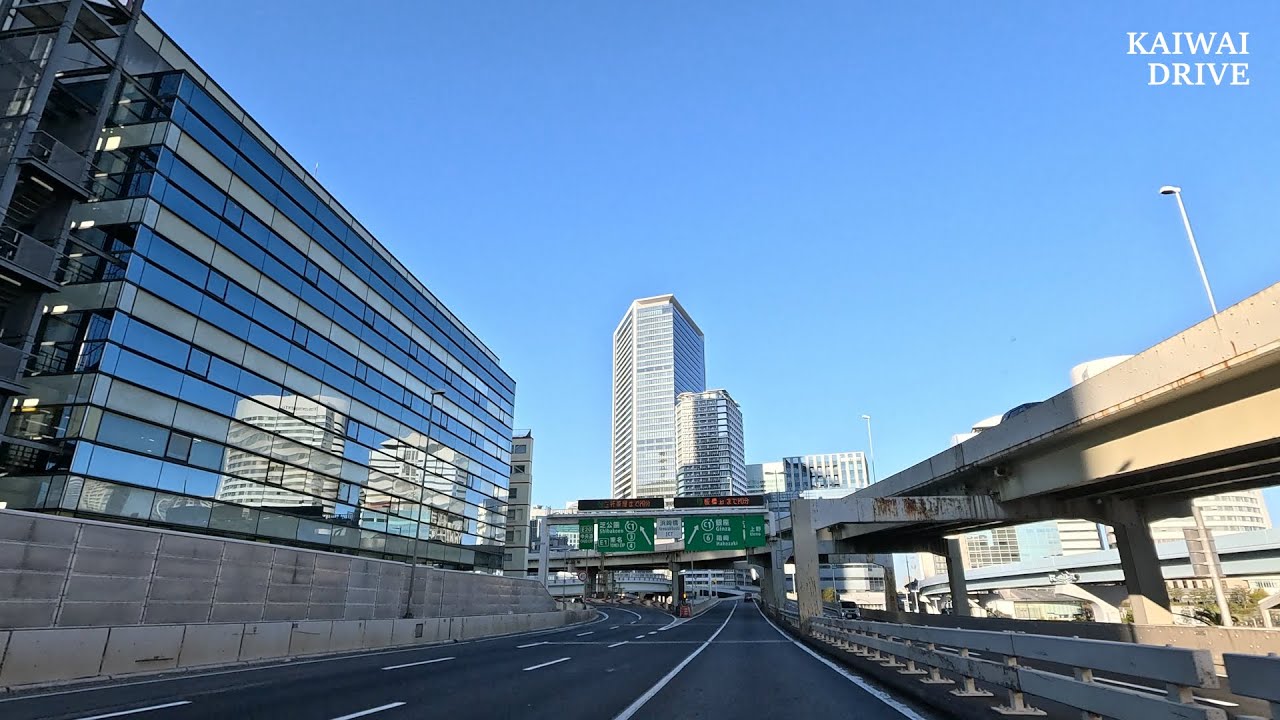 平和島PAから芝浦PAまで From Heiwajima PA to Shibaura PA