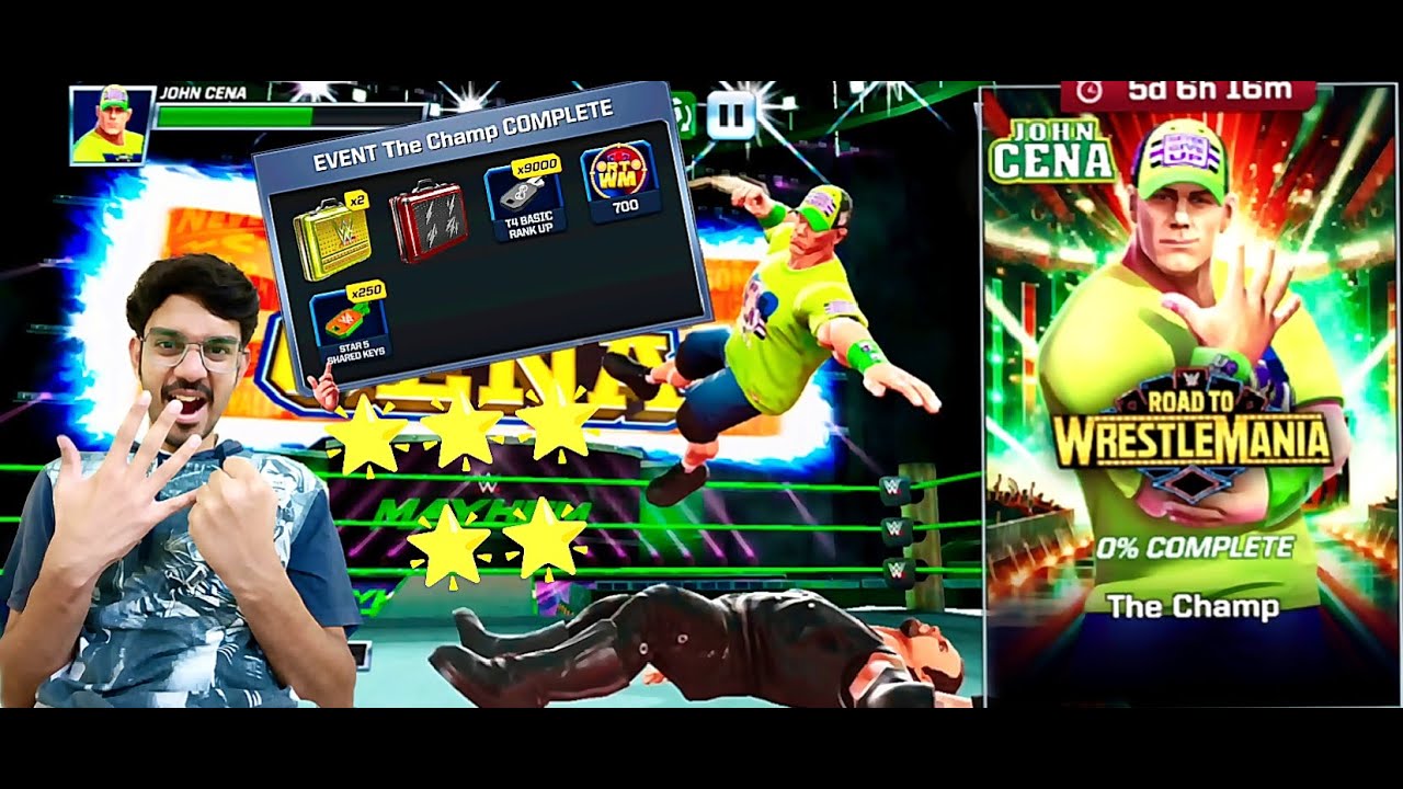 Lappu Se Event Ke Lappu Se Rewards || The Champ Event || WWE Mayhem || Mr.Benzok