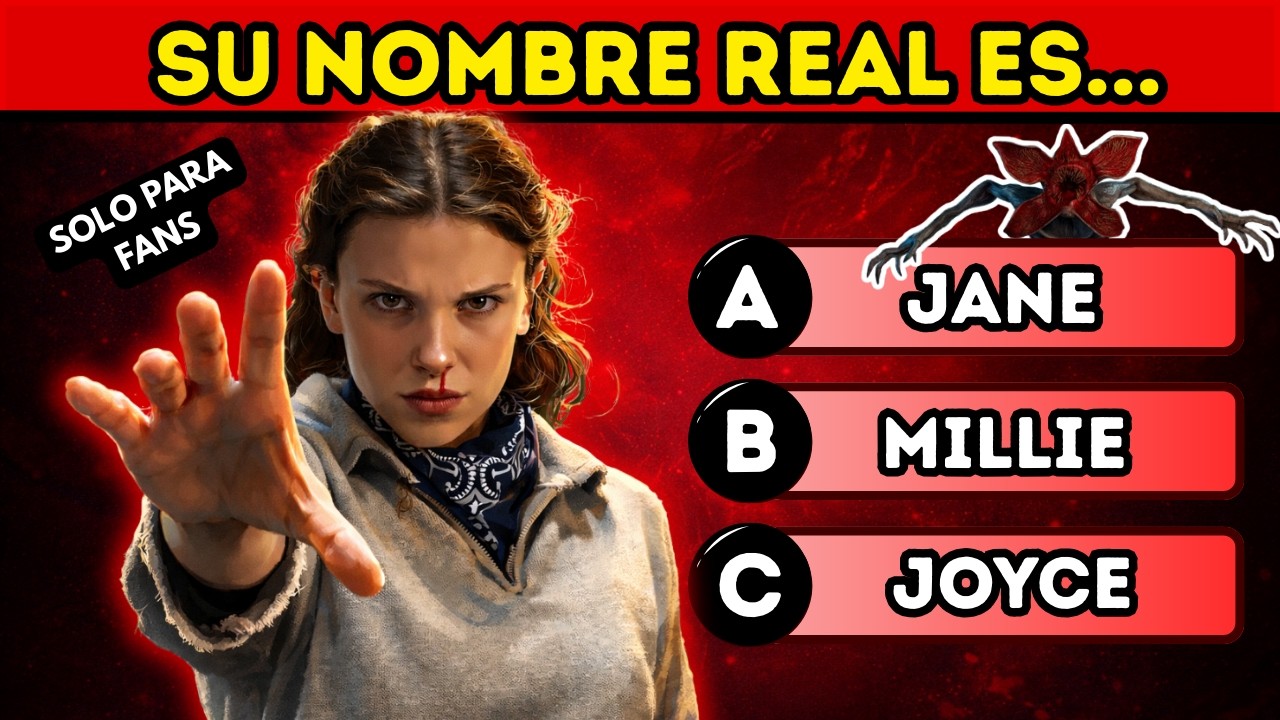 ¿Cuánto sabes de Stranger Things? 🧠 Quiz de 50 preguntas para FANS 👀