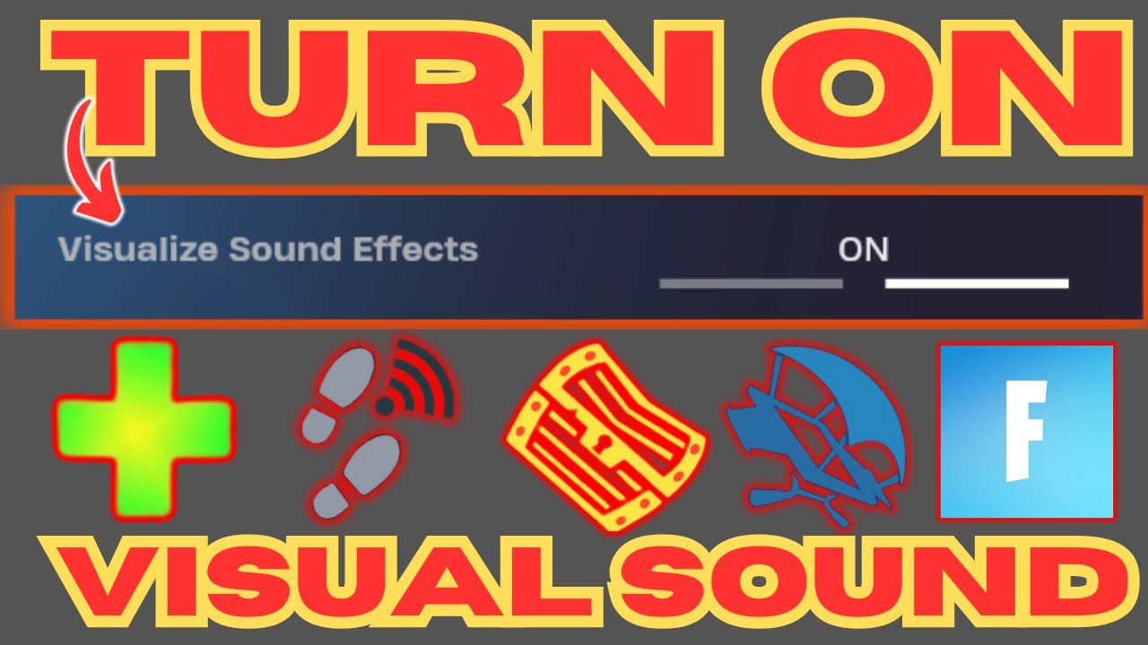 How to Turn On Visual Sound Effects in Fortnite | Full Guide