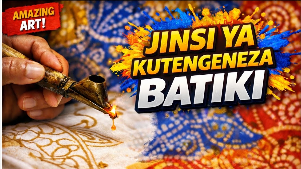 JIFUNZE NJIA RAHISI YA KUTENGENEZA BATIKI_SEHEMU_YA_KWANZA.