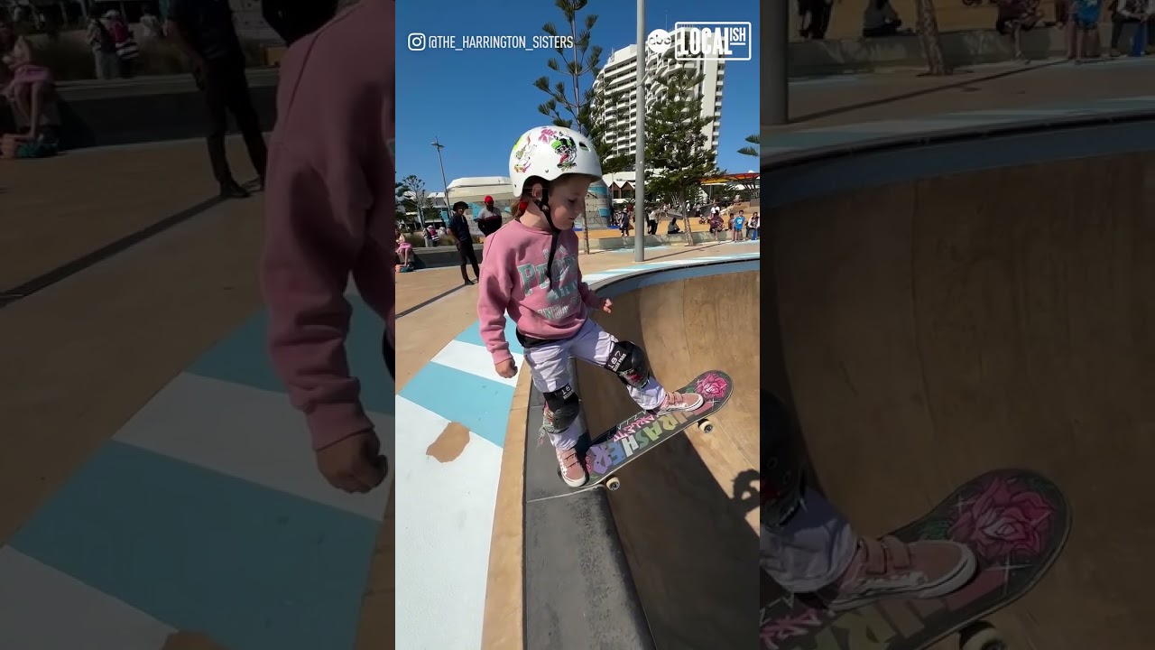 Little girl is a skating prodigy