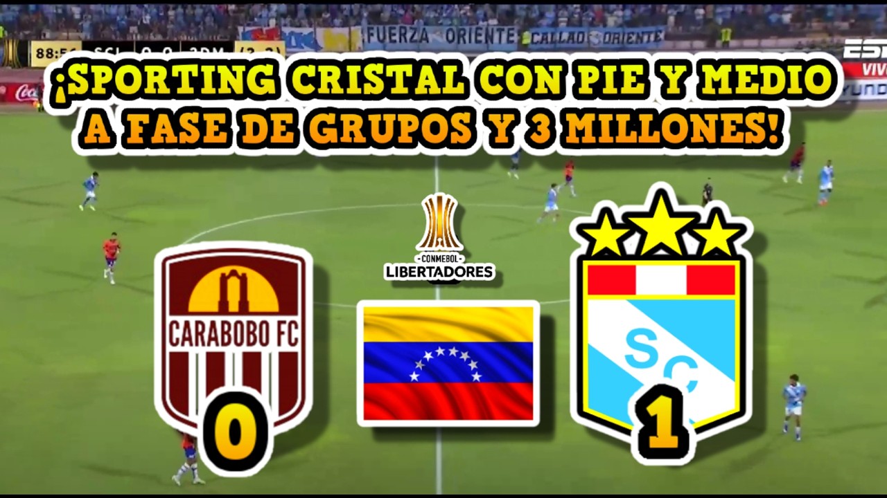 ESTO DIJERON EN VENEZUELA Y PERÚ TRAS VICTORIA DE SPORTING CRISTAL VS CARABOBO / DECLARACIONES