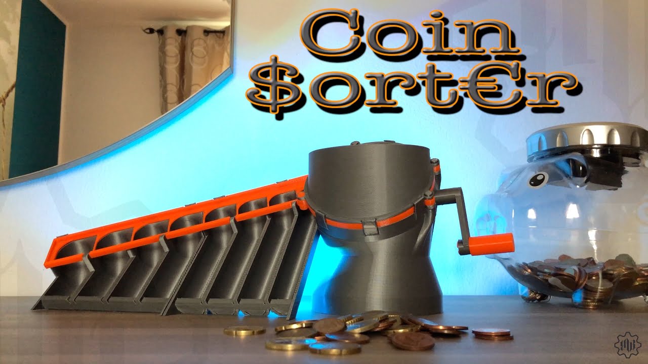 💰🏦 Coin Sorter - 3D Printed 🏦💰