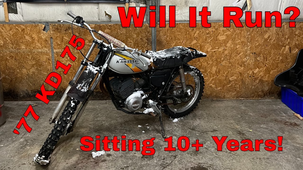 Will it Run? Abandoned 1976 Kawasaki KD175