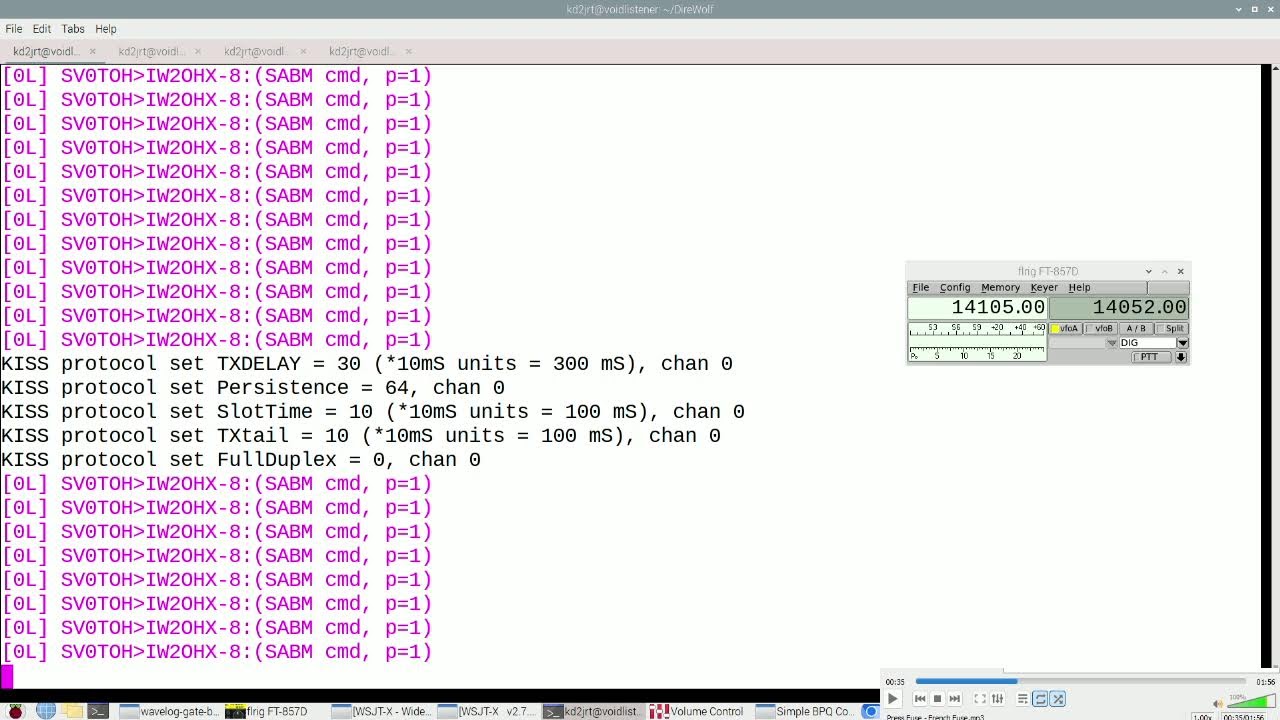 LIVE: Trying Packet Radio Over HF Amateur Radio (Partial Success)