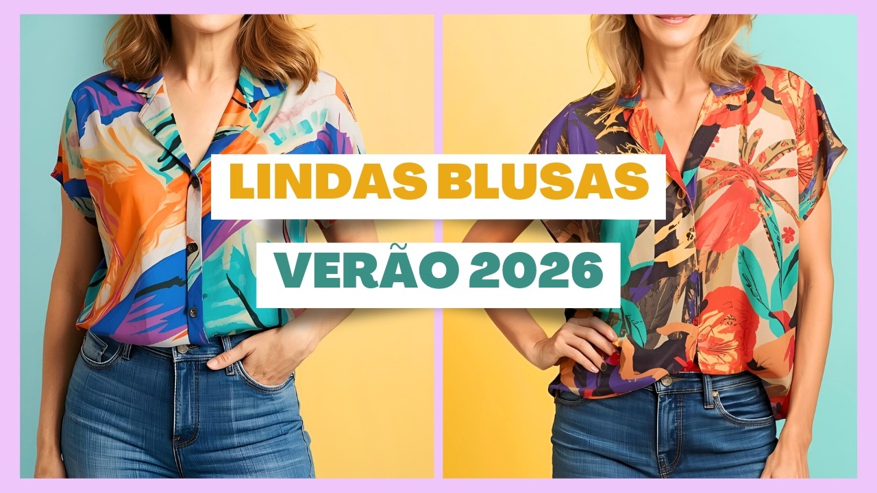 BLUSAS FEMININAS ELEGANTES &ndash; Tend&ecirc;ncias do Ver&atilde;o 2026