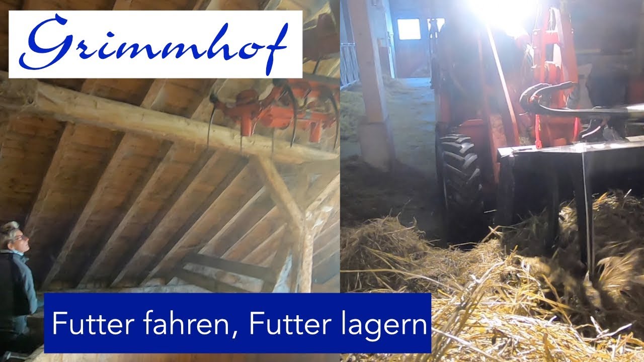 FarmVLOG#4-Futterlager, Entnahmetechnik und füttern