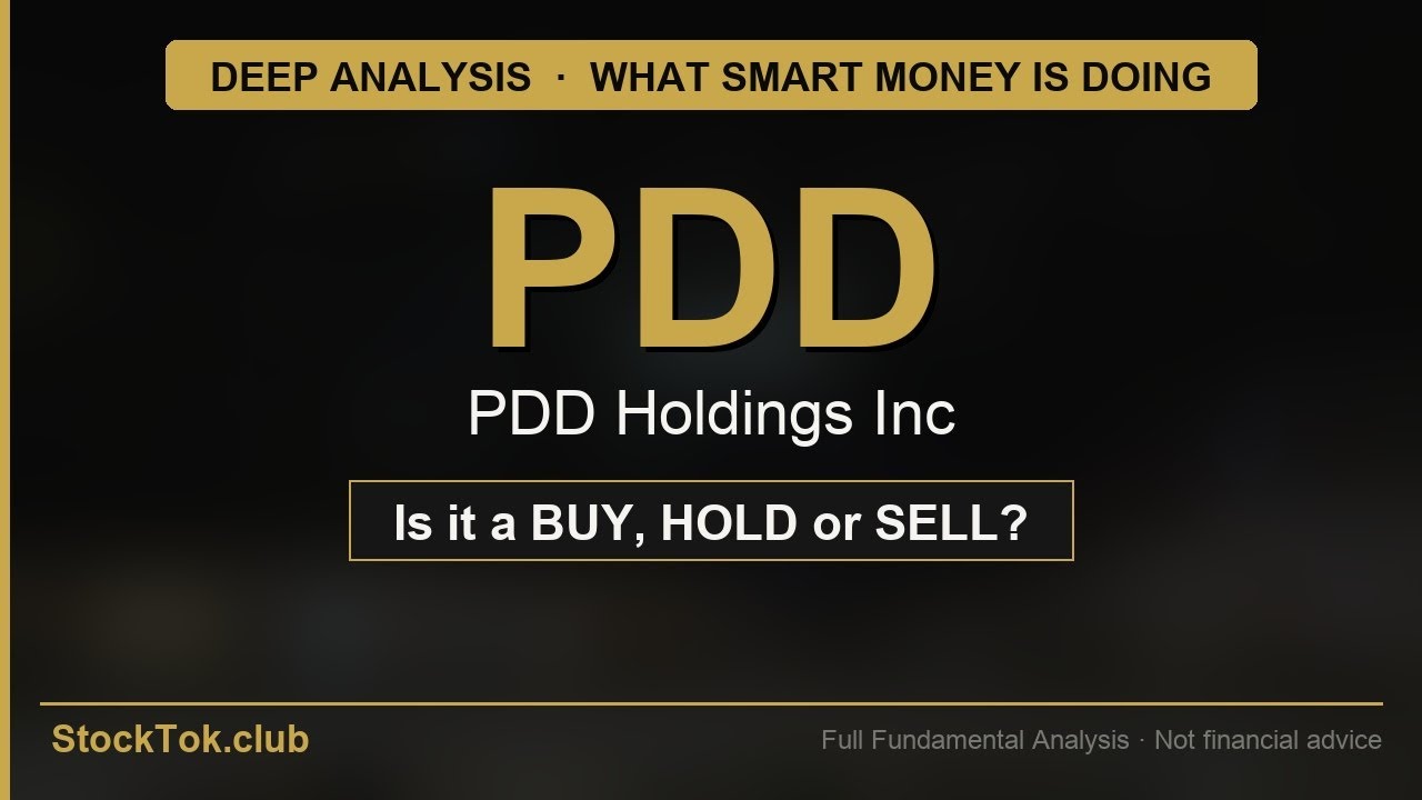 PDD Holdings Inc (PDD) &mdash; BULLISH | Full Deep Dive | StokTok