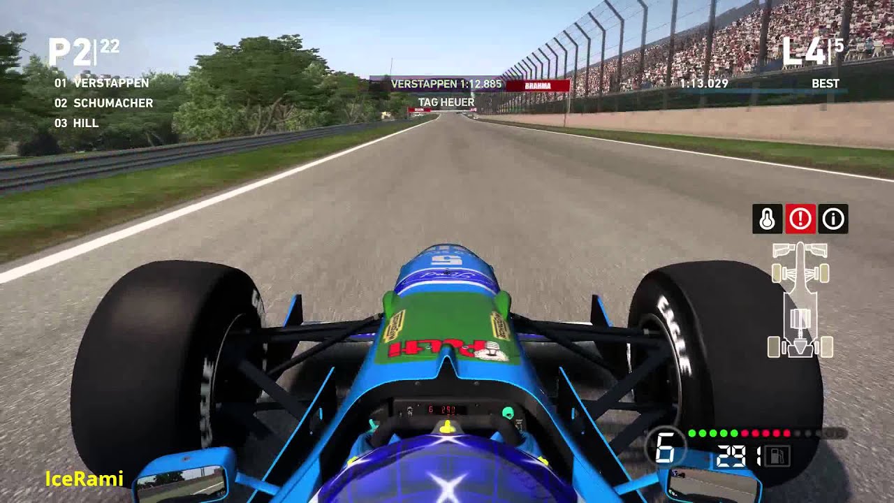 F1 1994 mod - MICHAEL SCHUMACHER - RACE - GAMEPLAY