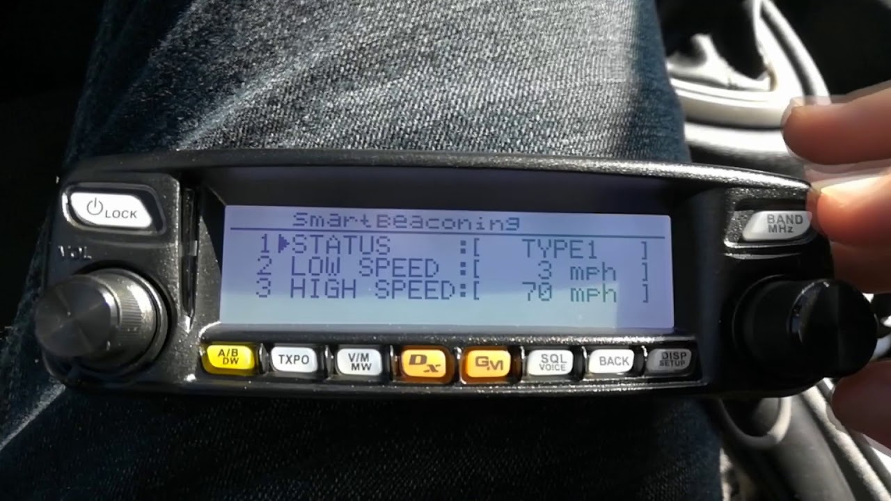 Using APRS on the FTM-100DR and Sending a Text with SMSGTE
