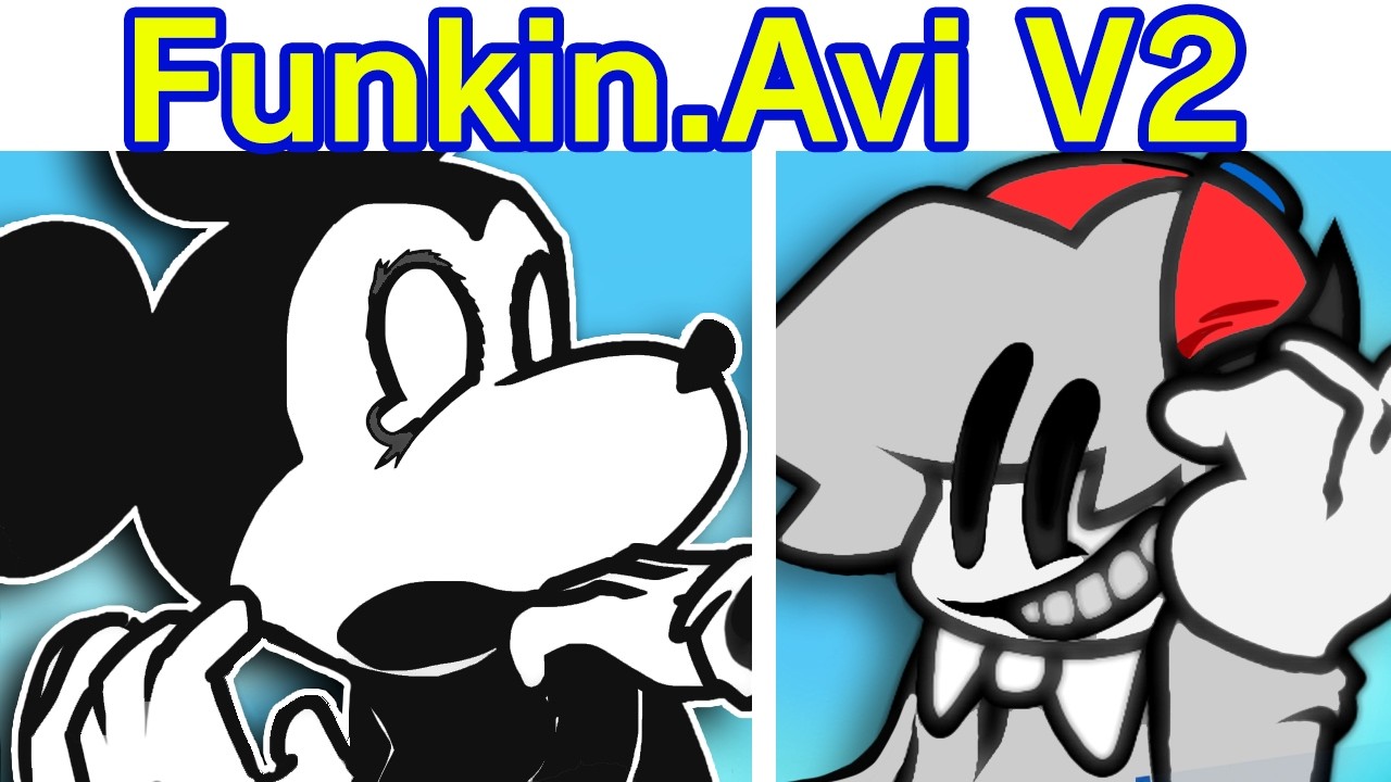 FNF VS Mickey Mouse - Funkin.avi V2 | Delusional (FULL MOD)