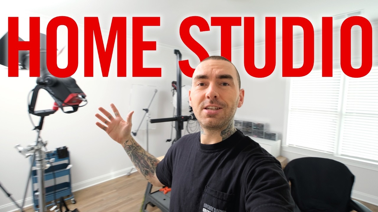 Setting Up My Home Photo and YouTube Studio