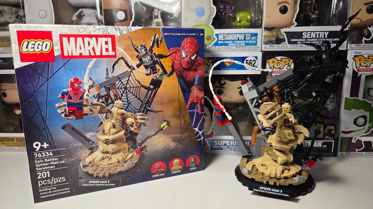 LEGO Marvel 76334 Epic Battle: Spider-Man vs. Sandman Set Review 
